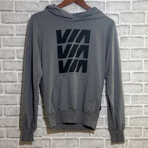 Via rail Canada Gray Graphic Hoodie, unisex hoodie size small